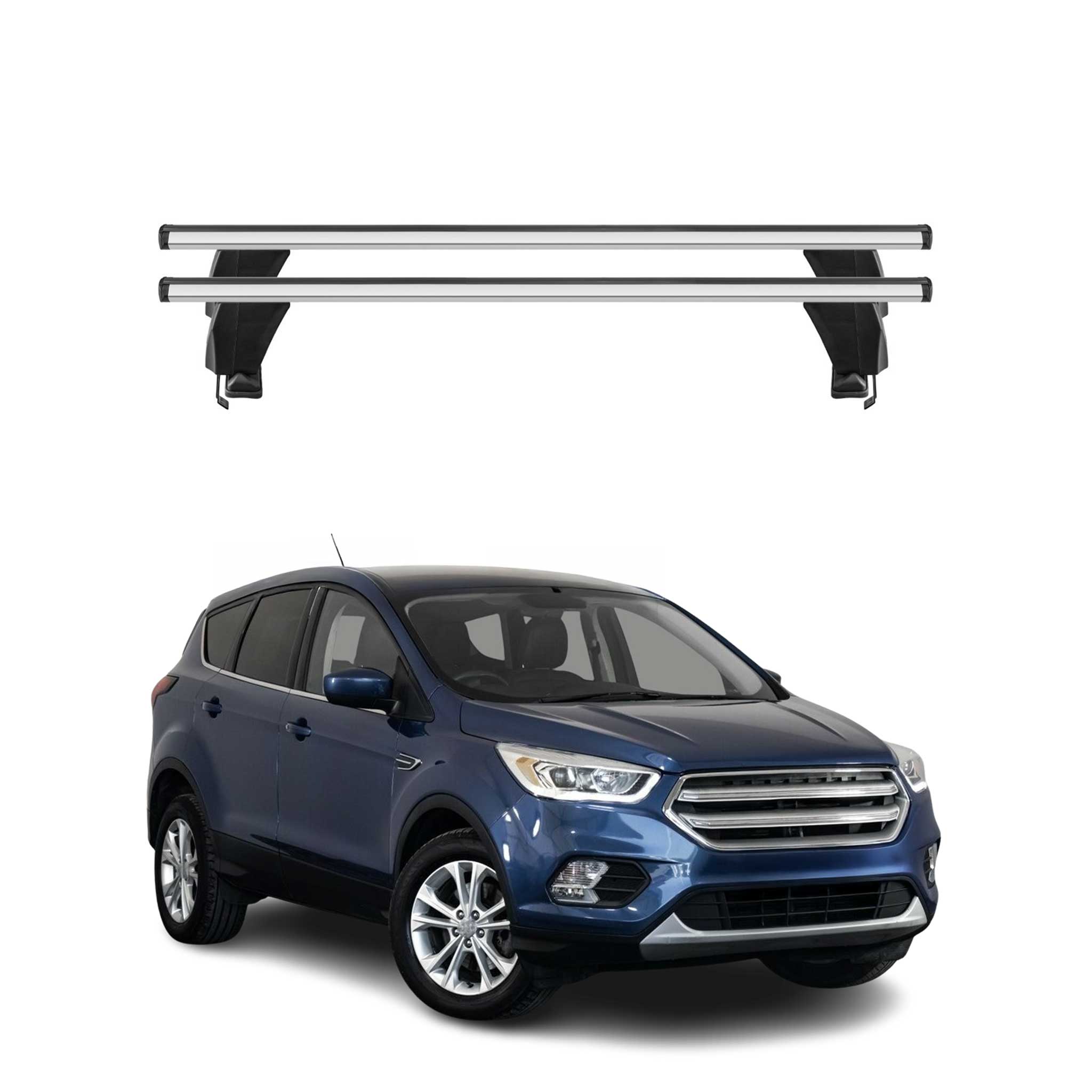 2013-2019 Ford Escape Roof Rack Cross Bars Silver