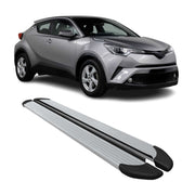 2018-2022 Toyota C-HR Hybrid Running Boards Side Steps Silver