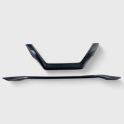2019-2023 Nissan Maxima Grille Overlay Gloss Black 2Pcs ABS Plastic