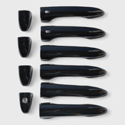 2017-2025 Jeep Compass Door Handle Cover Gloss Black 10Pcs ABS Plastic