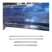 2019-2025 BMW X4 G02 2.gen Side Door Molding Trim Skirt Garnish Stainless Steel 4x