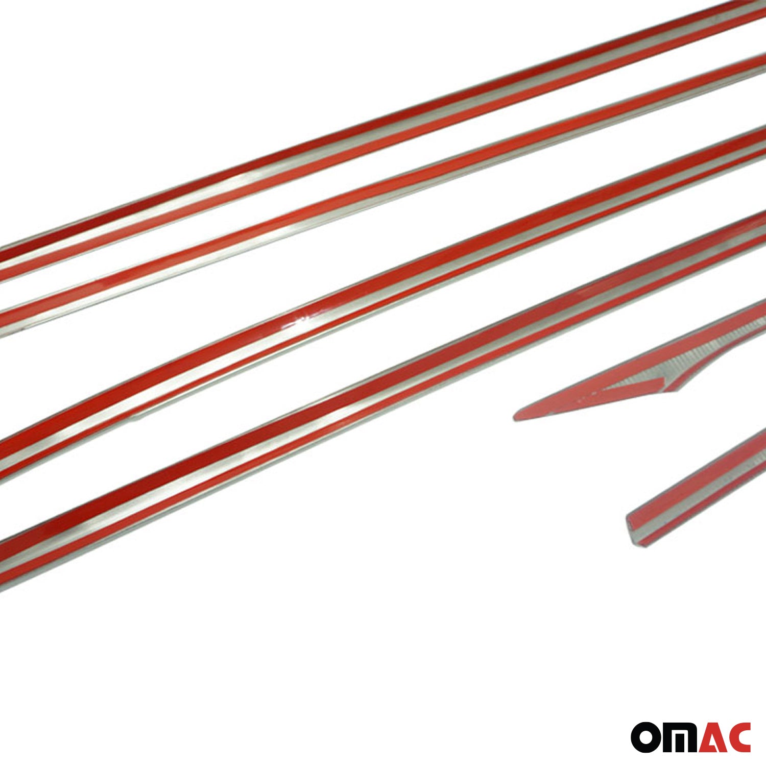 2016-2021 Honda Civic Sedan Window Molding Trim Streamer Stainless Steel