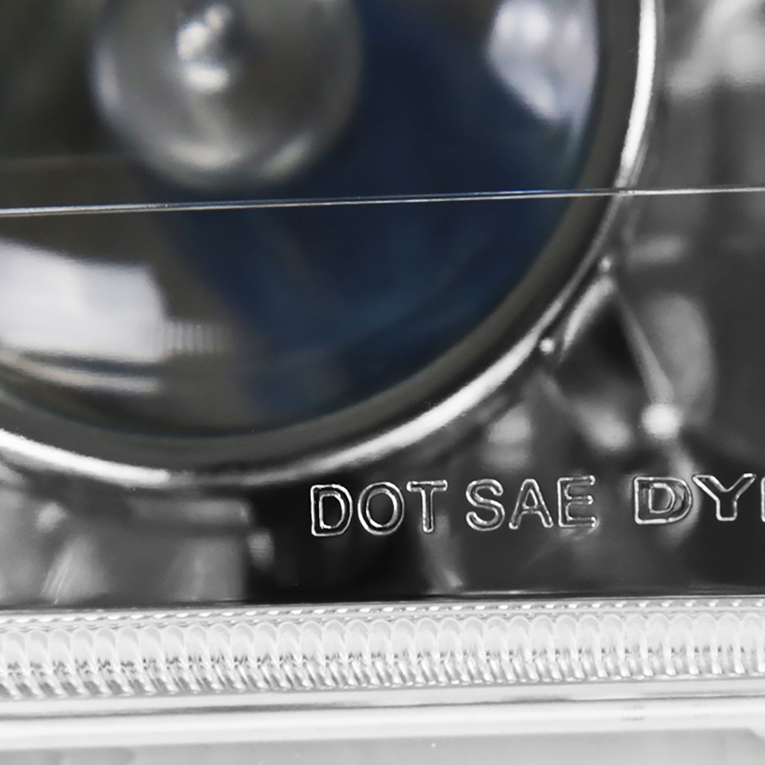 Universal 4"x6" H4 Projector Headlights Chrome Housing/Glass Lens