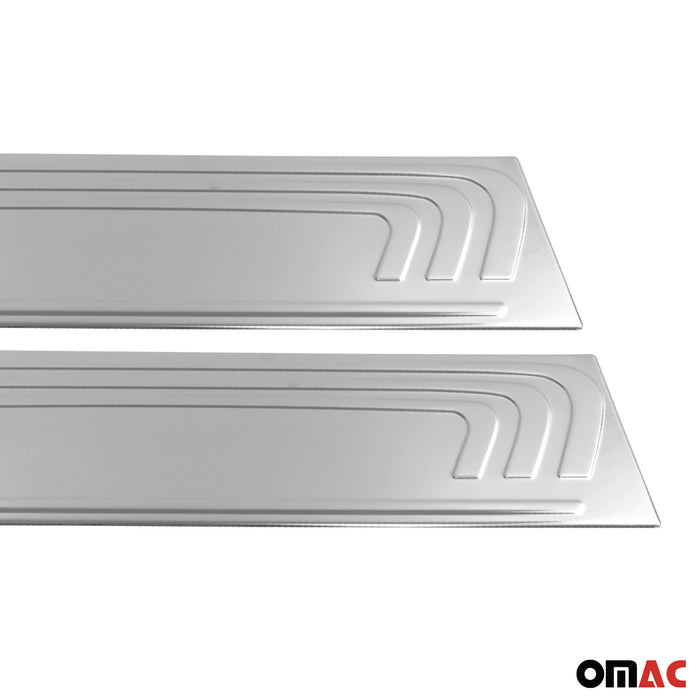 Door Sill Scuff Plate Scratch Protector for Mercedes Metris 2016-2024 Steel 2x