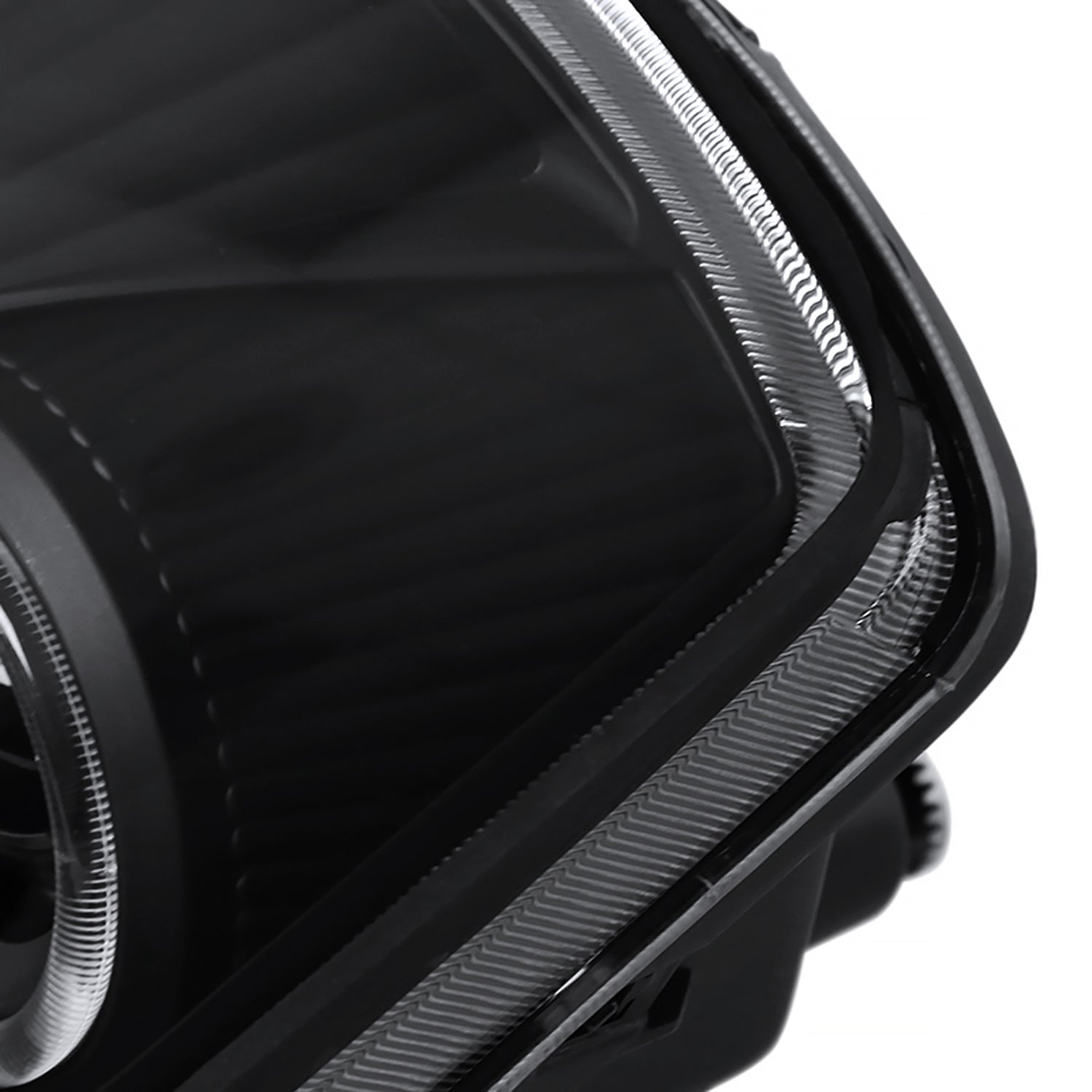 2000-2005 Mitsubishi Eclipse Dual Halo Projector Headlights LED Light Black