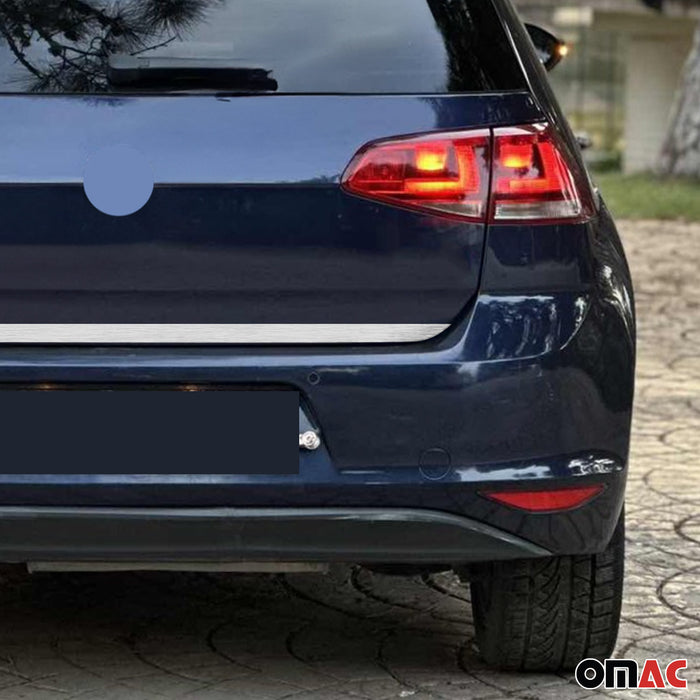 Fits VW Golf Mk7 2015-2019 Brushed Chrome Tailgate Trunk Moulding Trim S.Steel