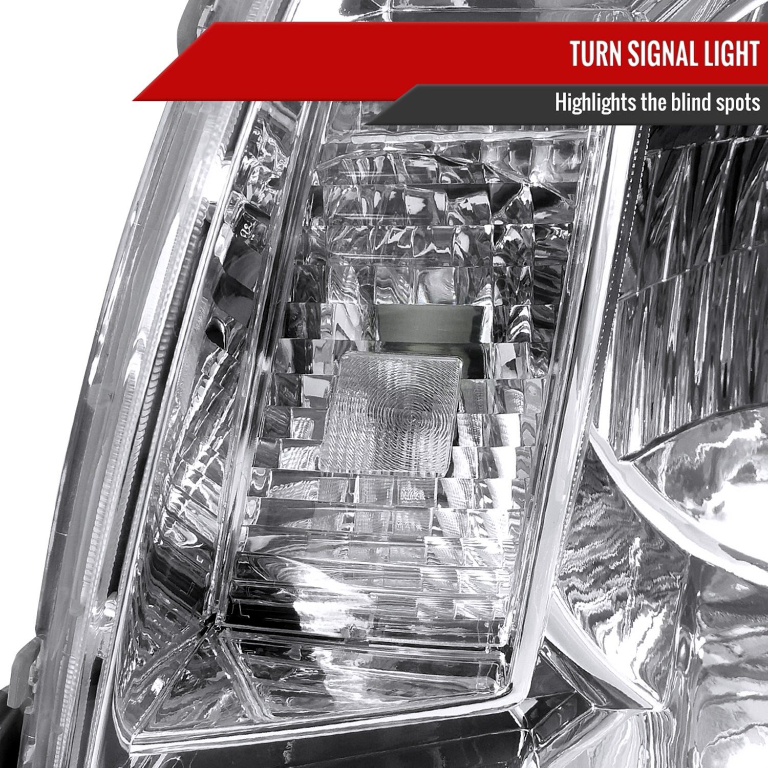 2005-2011 Toyota Tacoma Factory Style Headlights Chrome Housing/Clear Lens