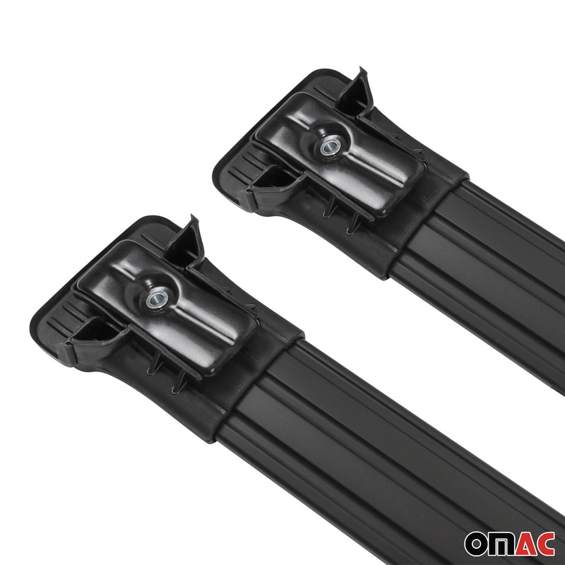 2015-2023 Jeep Renegade Roof Rack Cross Bars Black