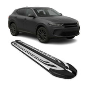 2023-2025 Dodge Hornet Running Boards Side Steps Silver & Black