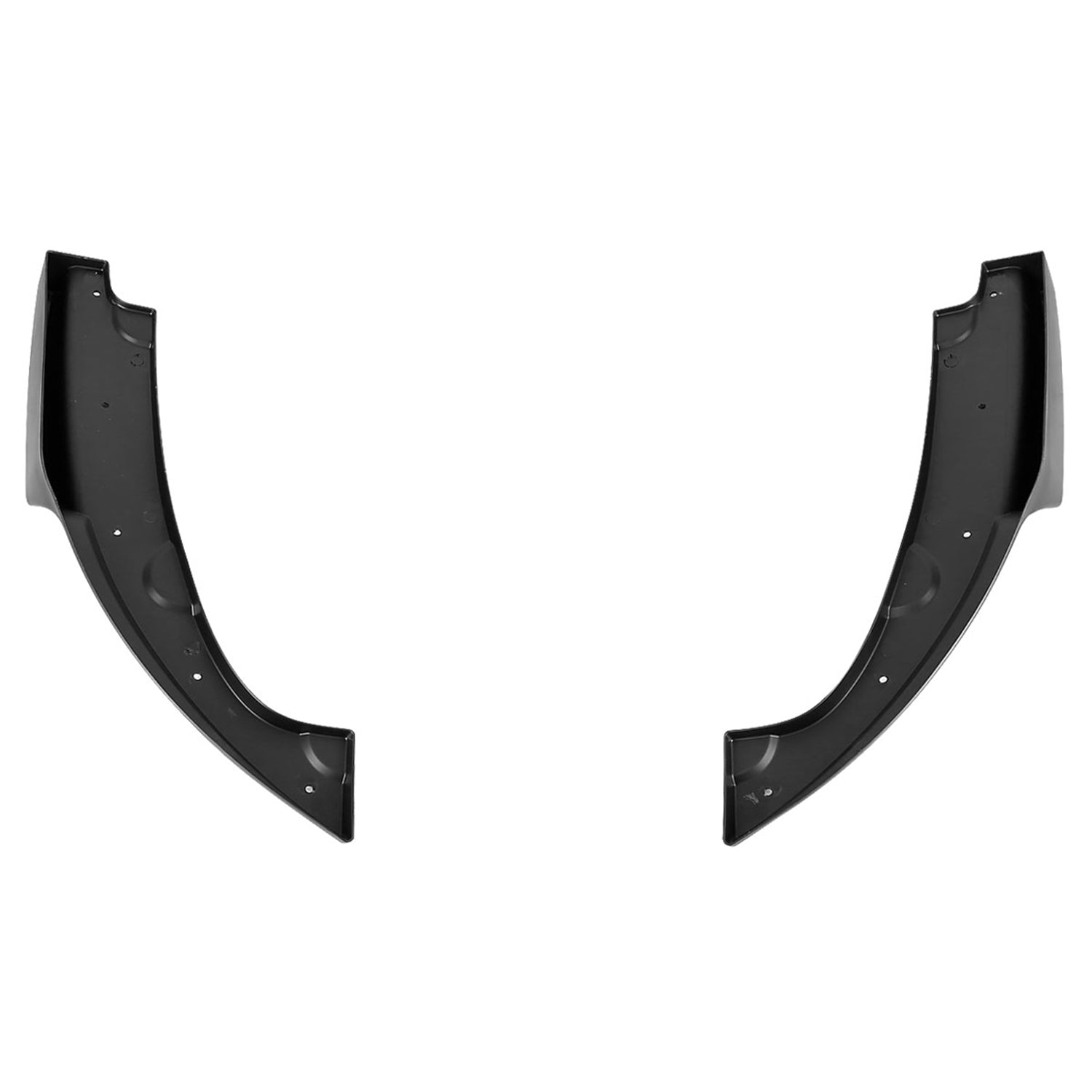 2016-2020 Honda Civic Sedan Glossy Black Rear Bumper Lip Diffuser Set