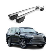 2022-2025 Lexus LX 600 Roof Rack Cross Bars Luggage Carrier Alu Gray 2x