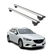 2012-2024 Mazda 6 Wagon Roof Rack Cross Bars Silver