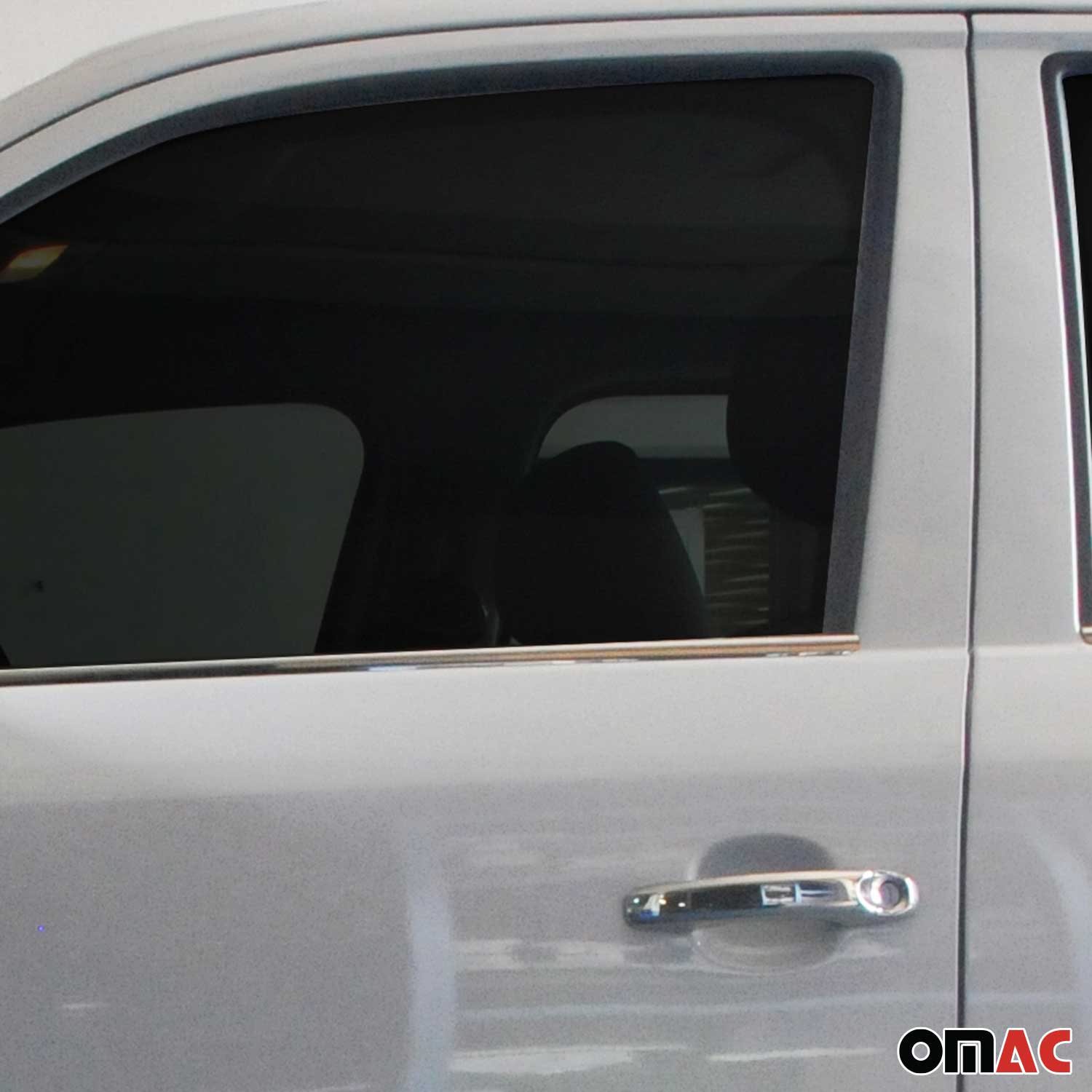 2010-2020 VW Amarok Window Molding Trim Streamer Stainless Steel Silver 4Pcs
