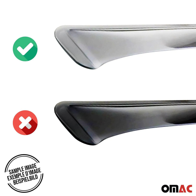 2014-2021 BMW 2 Series F45 Active Tourer Window Visor Vent Rain Deflector 2Pcs Smoke