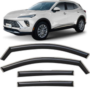 Clim Art Wind Deflectors for Buick Envision 2021-2026 In-channel Dark Smoke 4Pcs