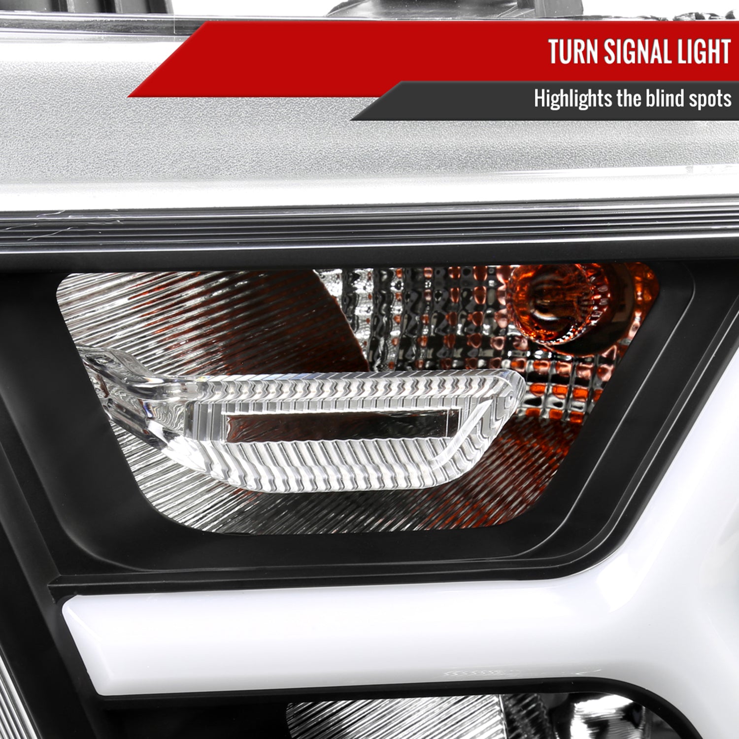 2019-2024 Dodge RAM 1500 Animated LED Bar Factory Headlights Matt Black/Clear