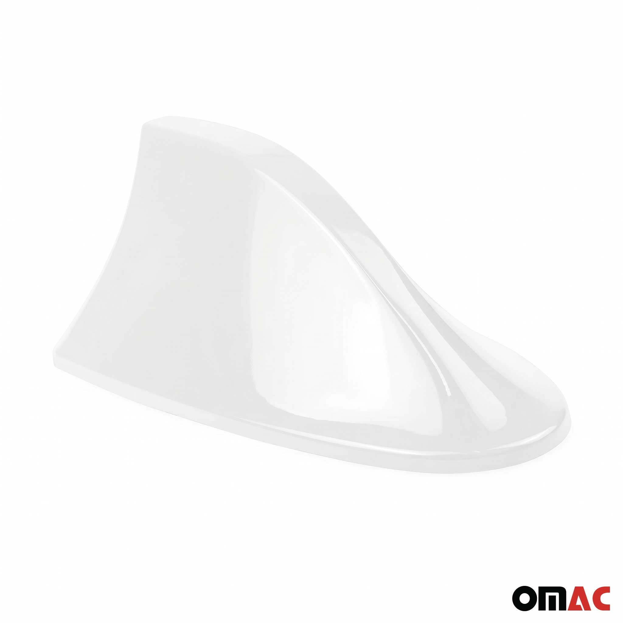 Genesis Car Shark Fin Antenna Roof Radio AM/FM Signal White