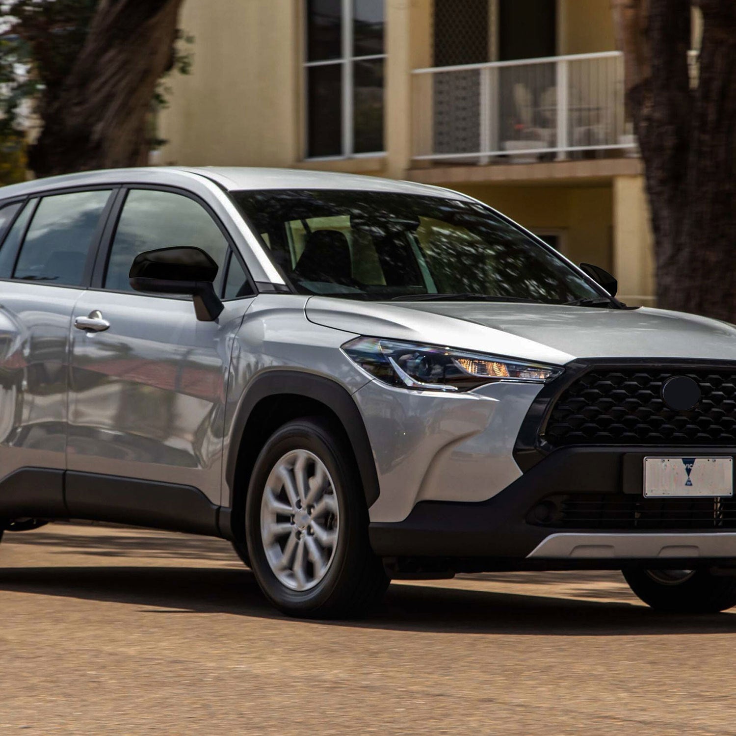 2016-2024 Toyota Tacoma Mirror Cover Caps Gloss Black 2Pcs ABS Plastic