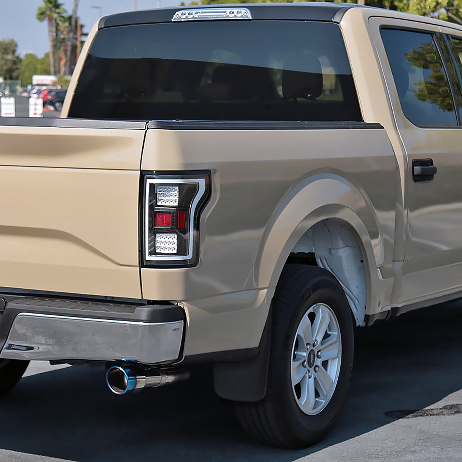 2015-2018 Ford F-150 Front &Rear Mud Flap Splash Guards Models w/out Wheel Lip