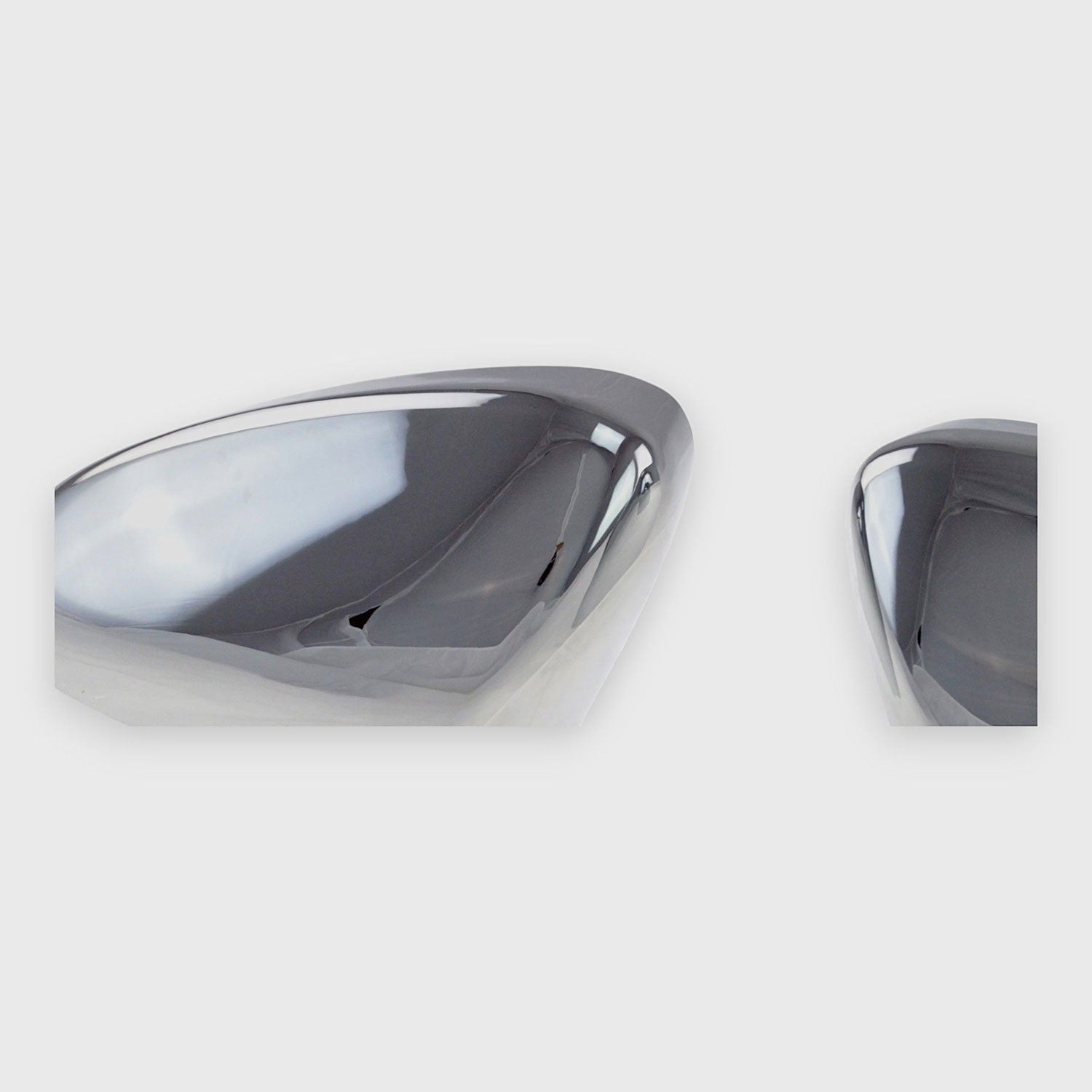 2013-2020 Ford Fusion Mirror Cover Caps Chrome 2Pcs ABS Plastic