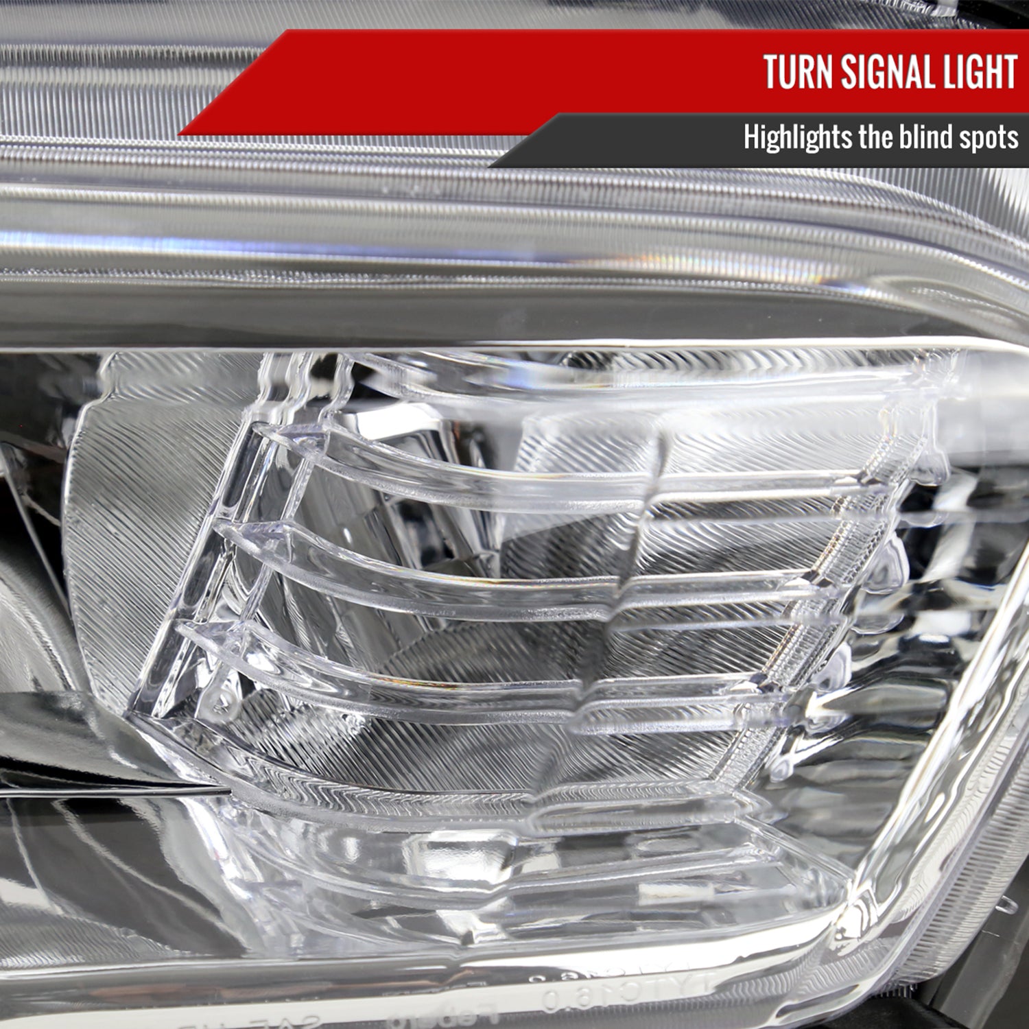 2016-2023 Toyota Tacoma Chrome Clear Projector Headlight Passenger Side Only