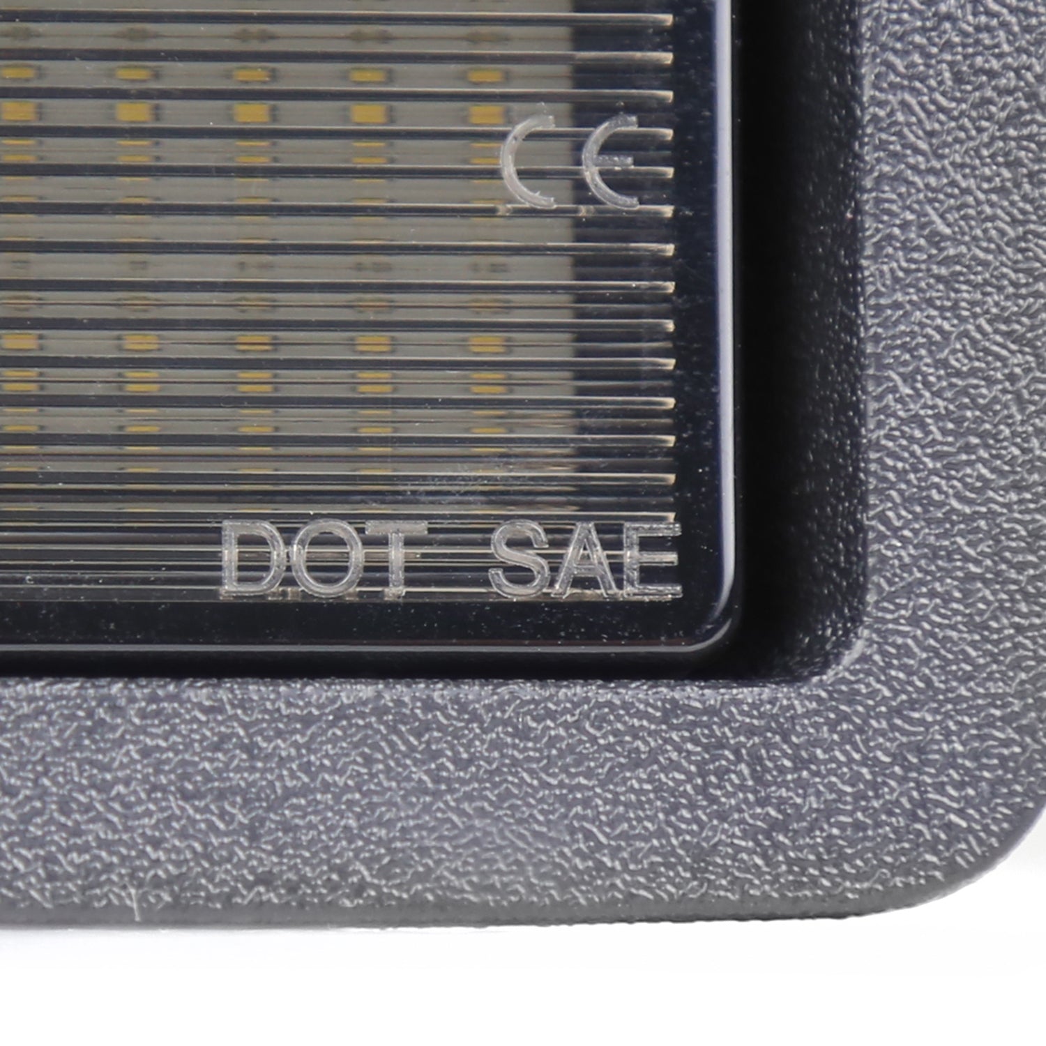 2015-2019 Ford F-150 Rear LED License Plate Lights Glossy Black/Smoke Lens