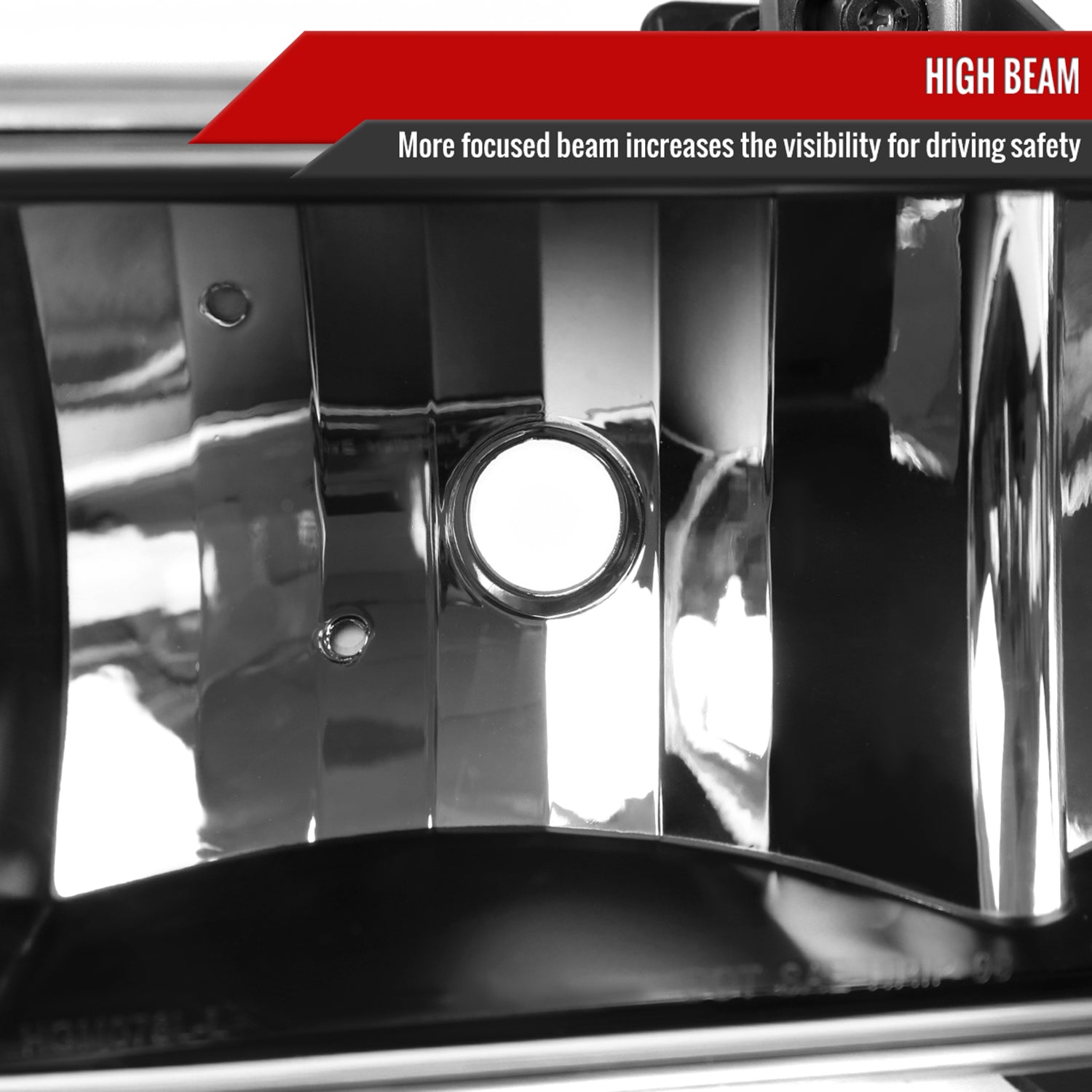 1998-2004 Chevy S10/Blazer Factory Style Headlights Matte Black/Clear Lens