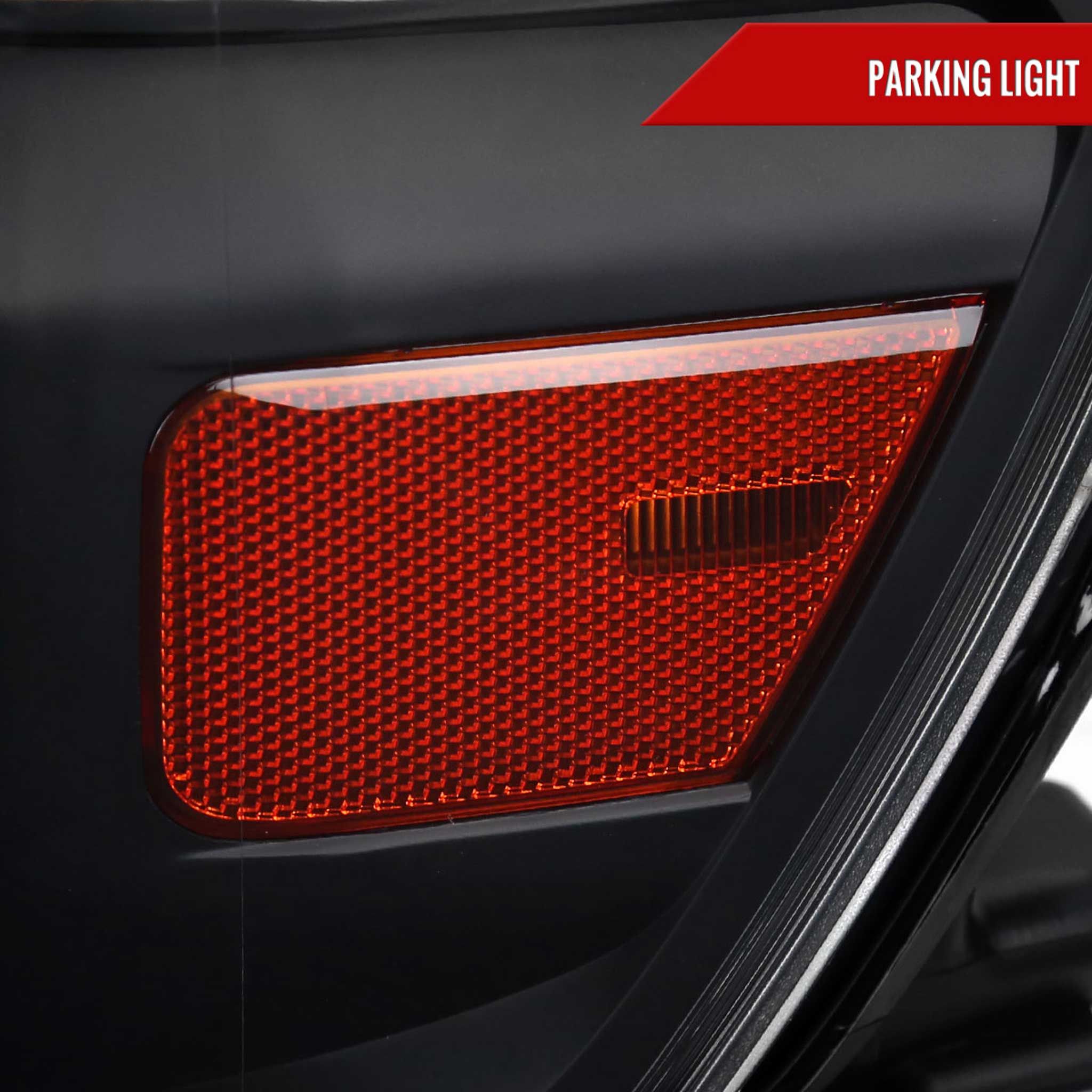 For Dodge RAM 1500 2019-2024 Factory Style Crystal Headlight Driver Side Only Black Housing Clear Lens