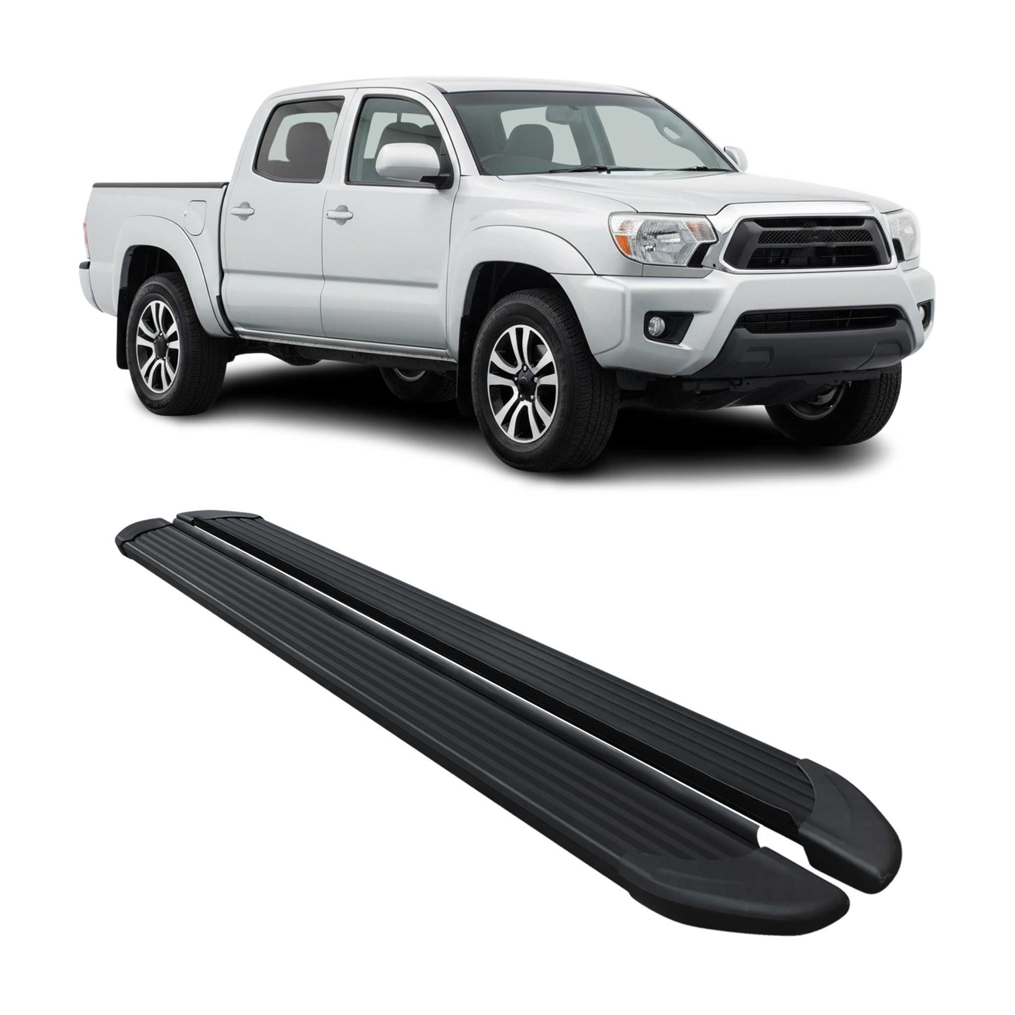 2005-2023 Toyota Tacoma Double Cab Nerf Bar Side Step Running Boards Alu 2x