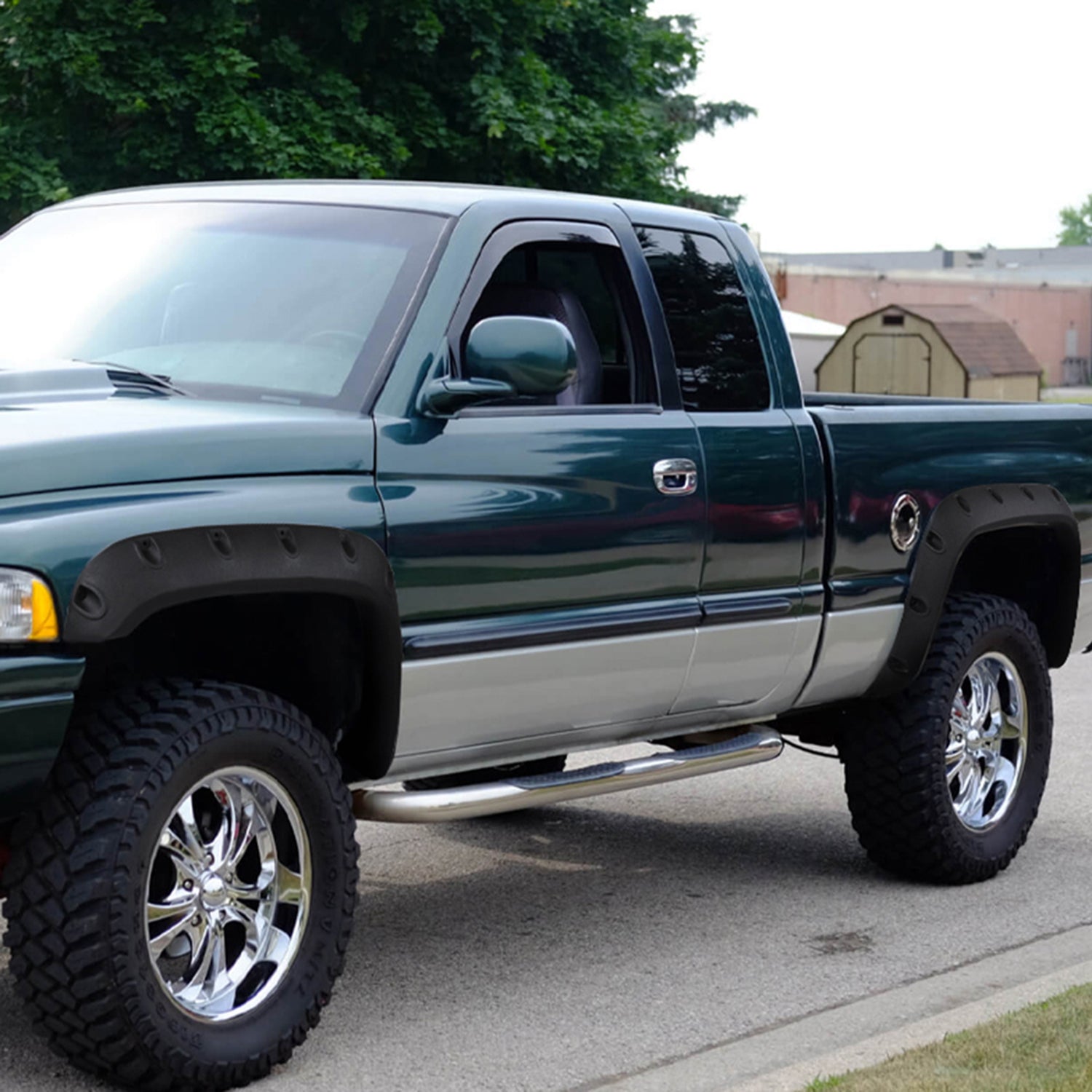 1994-2001 Dodge RAM 1500 2500 3500 Textured Rivet Style Fender Flares