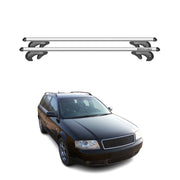 1998-2005 Audi A6 Avant Roof Rack Cross Bars Silver Luggage Carrier 2 Pcs