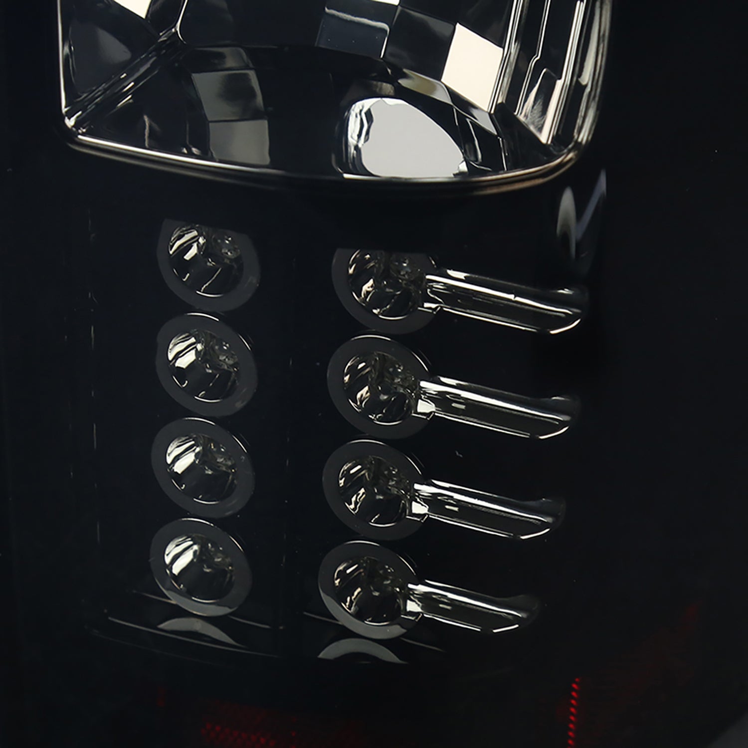 2007-2012 Chevy Avalanche LED Tail Lights Glossy Black Housing/Smoke Lens