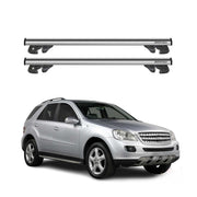 2005-2011 Mercedes M Class W164 Roof Rack Cross Bars Silver