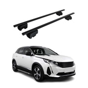 2016-2023 Peugeot 3008 Roof Rack Cross Bars Black