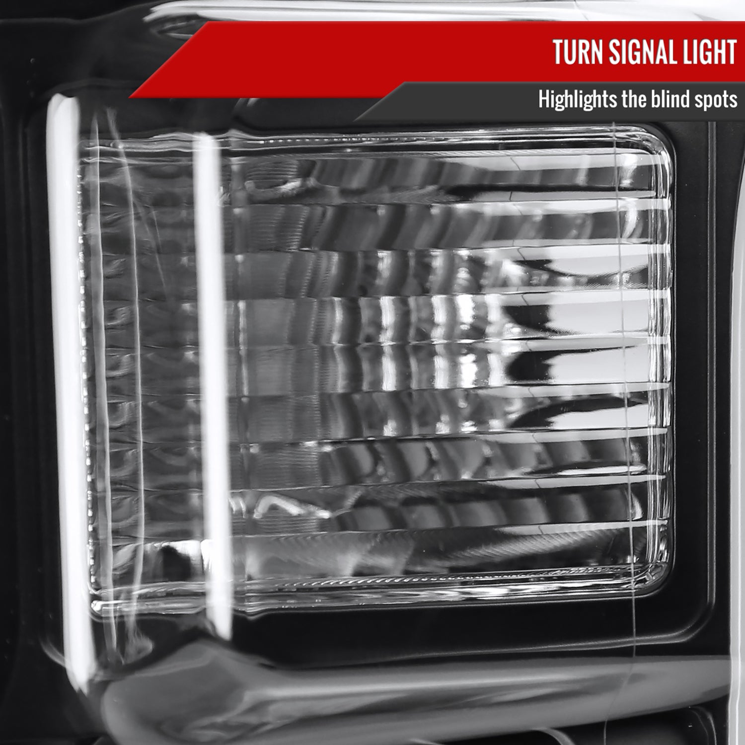 2015-2017 Ford F-150 LED Bar Projector Headlights - RS Matte Black / Clear