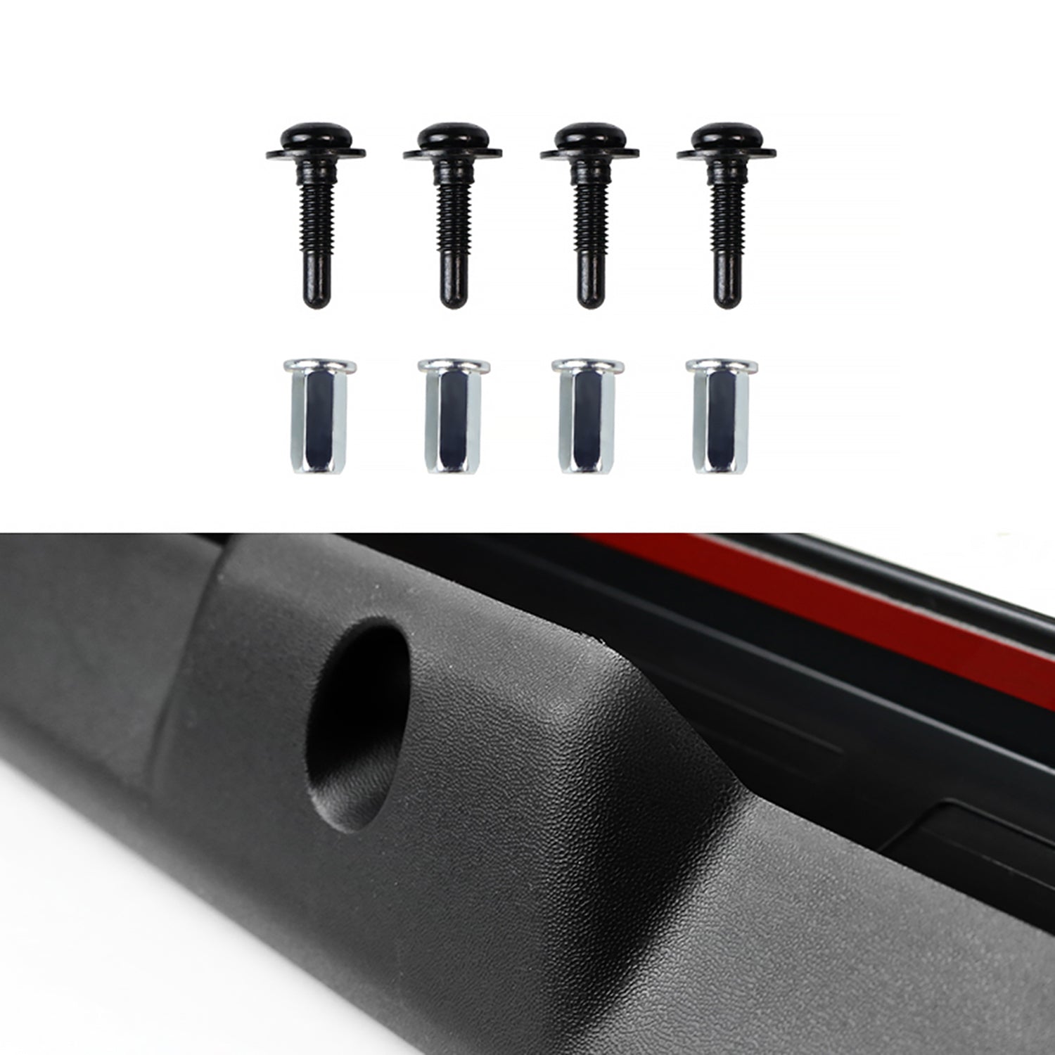 1999-2007 Chevy Silverado/GMC Sierra Black ABS OE Tailgate Cap Protector Cover