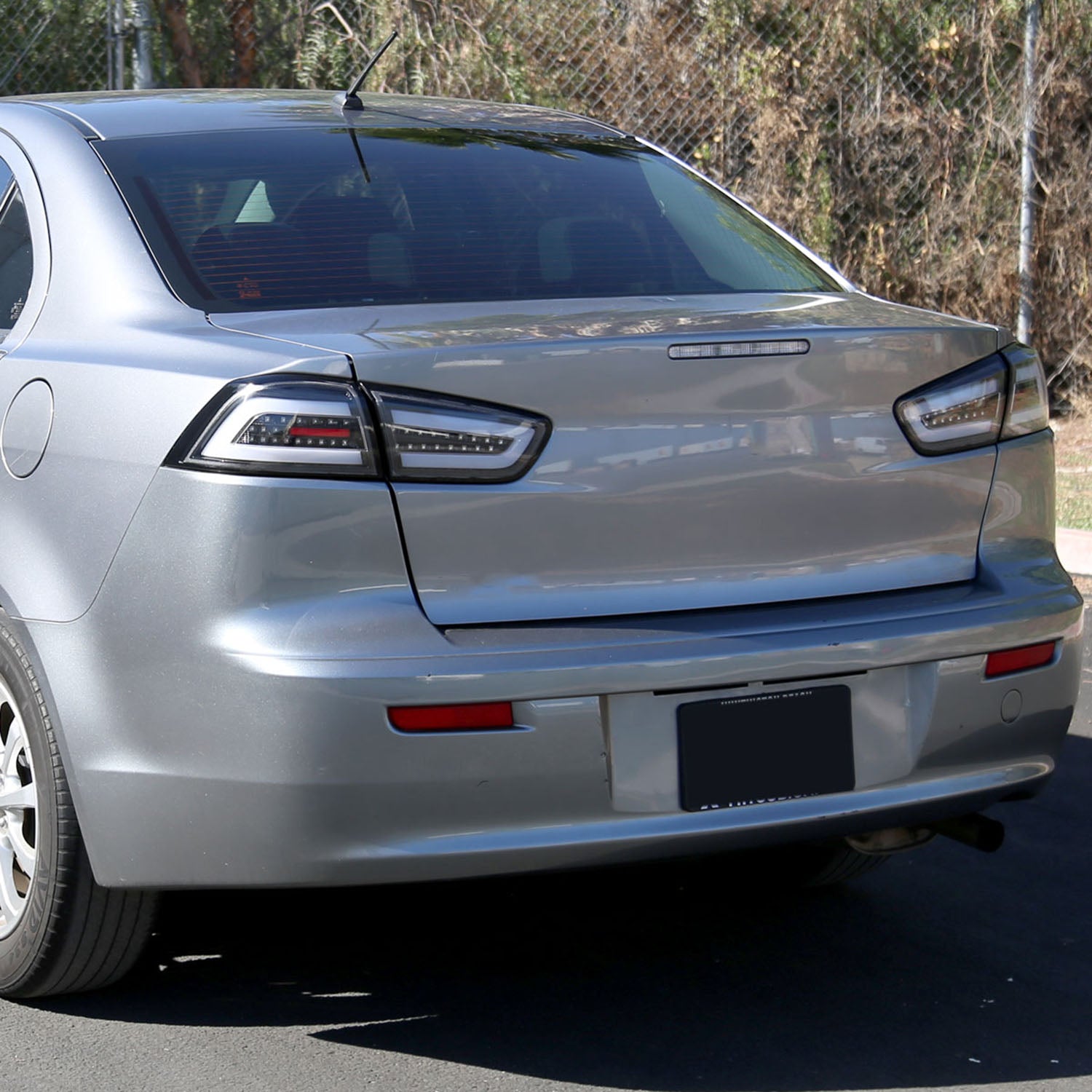 2008-2017 Mitsubishi Lancer / 2008-2015 Lancer EVO X LED Tail Lights Matt Black