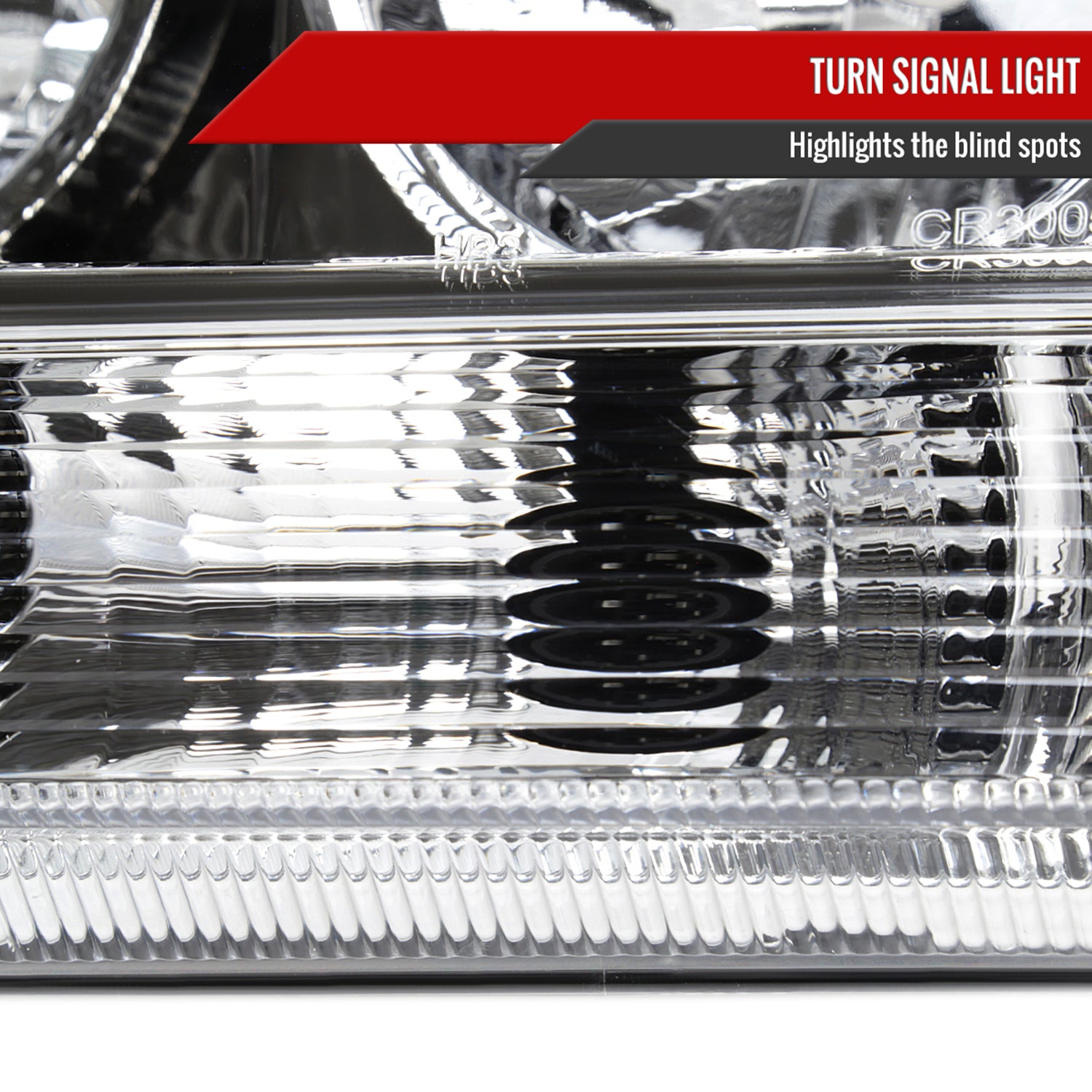 2005-2010 Chrysler 300 Factory Style Headlights Chrome Housing/Clear Lens