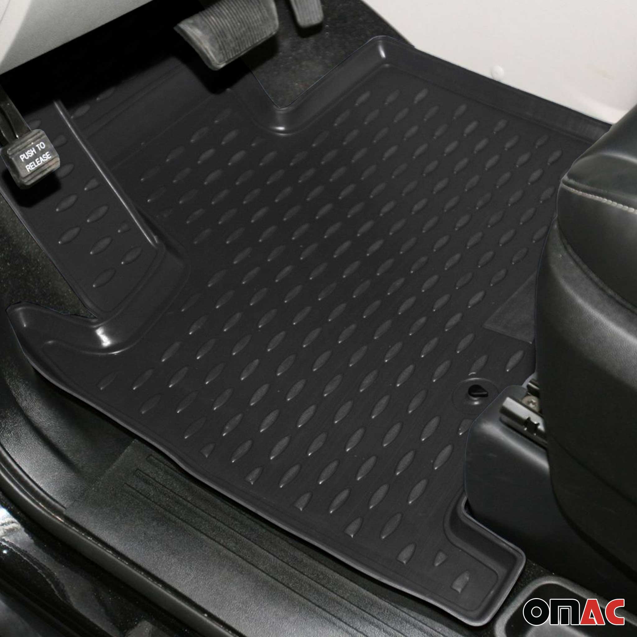 2008-2020 Dodge Grand Caravan Floor Mats Liners Full Set All Weather Black