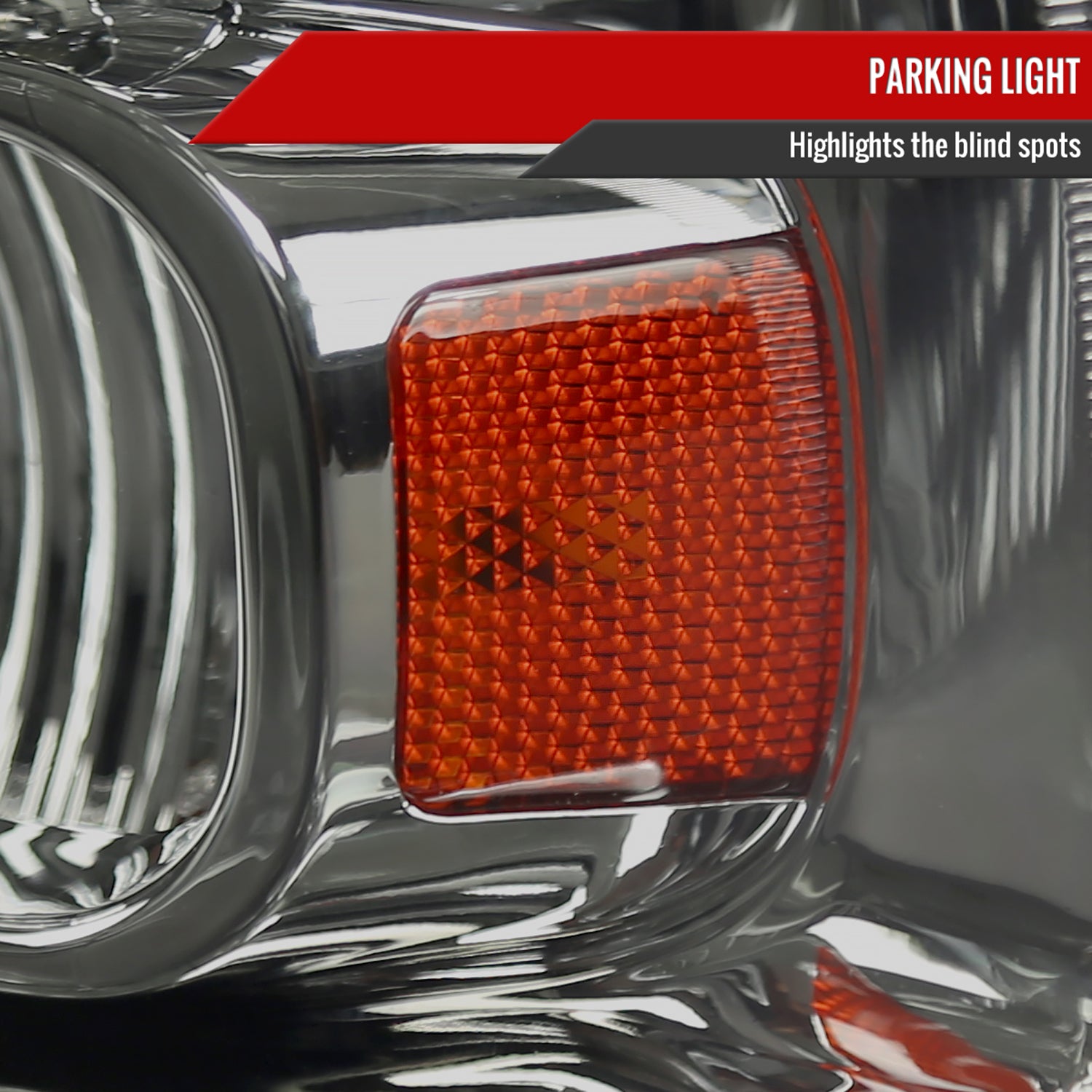 2005-2007 Ford F-250/350/450/550/Excursion Crystal Headlights LED Light Smoke