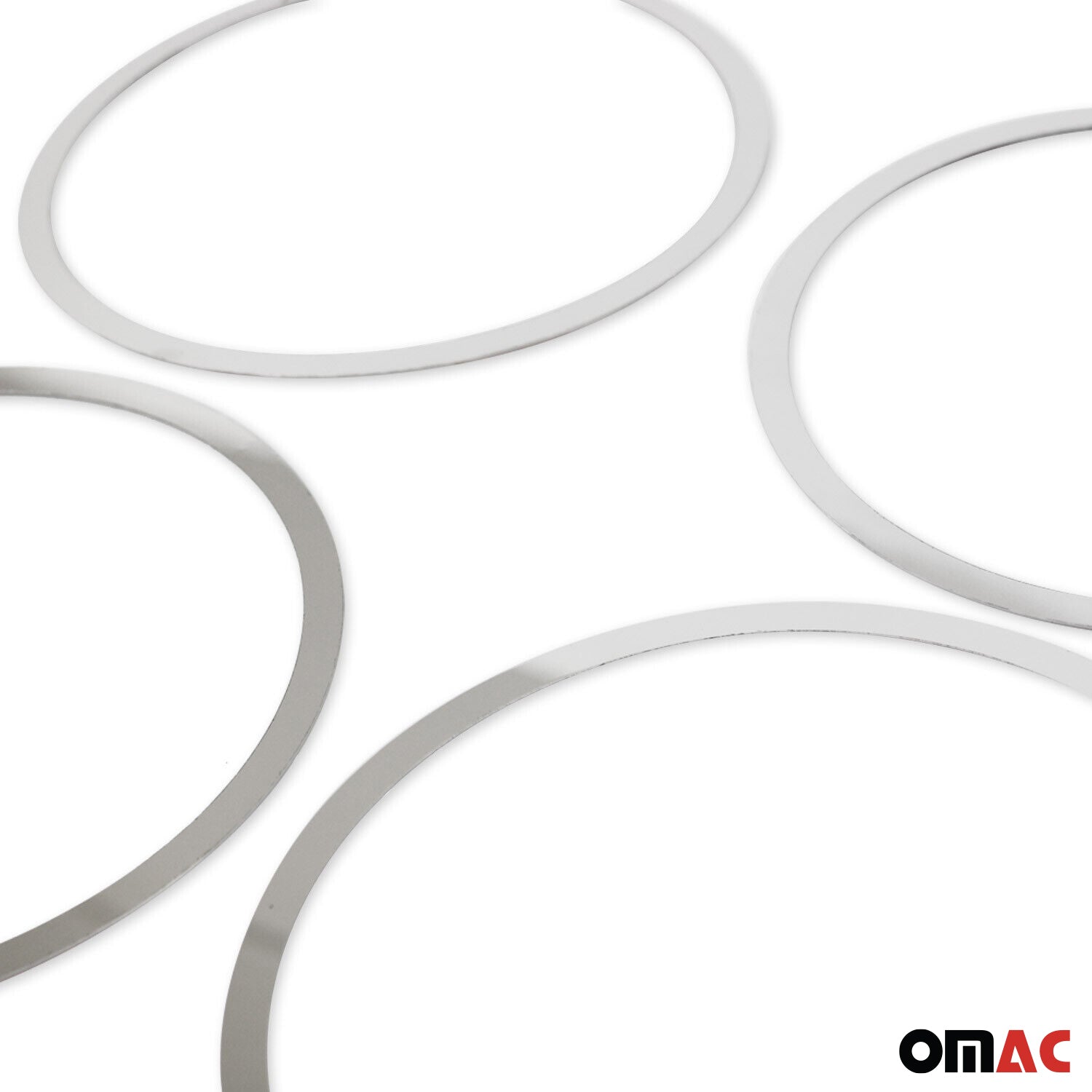 2014-2020 Nissan Rogue Speaker Audio Surround Trim Stainless Steel Silver 4 Pcs