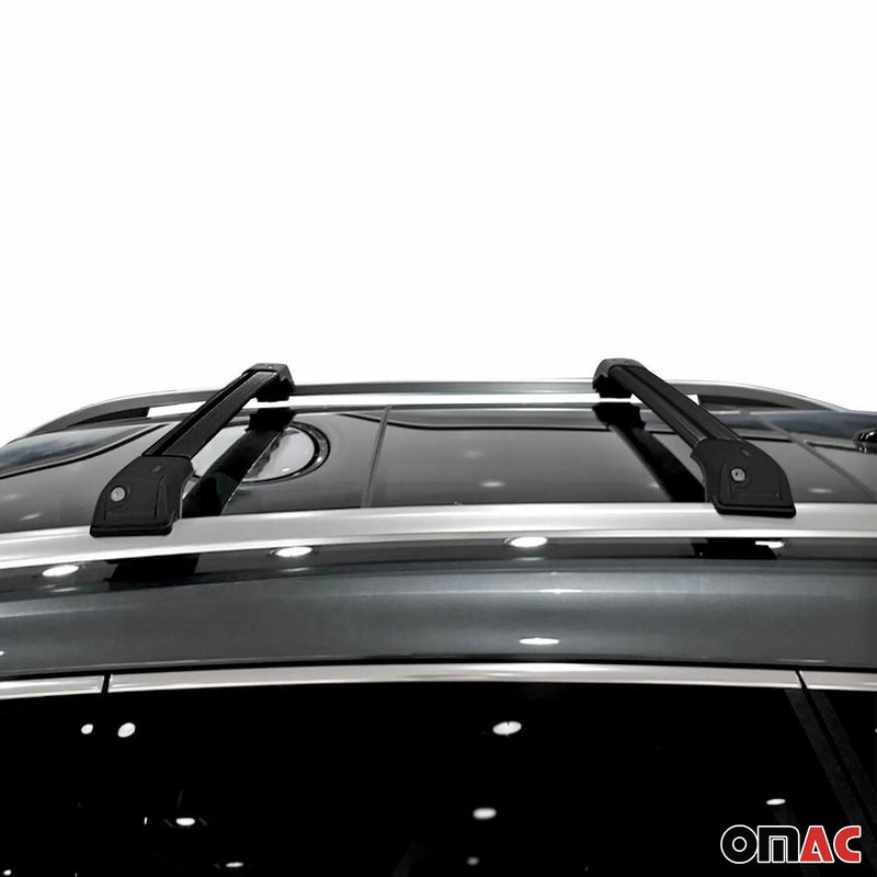 2008-2014 BMW X6 E71 & E72 Roof Rack Cross Bars Black