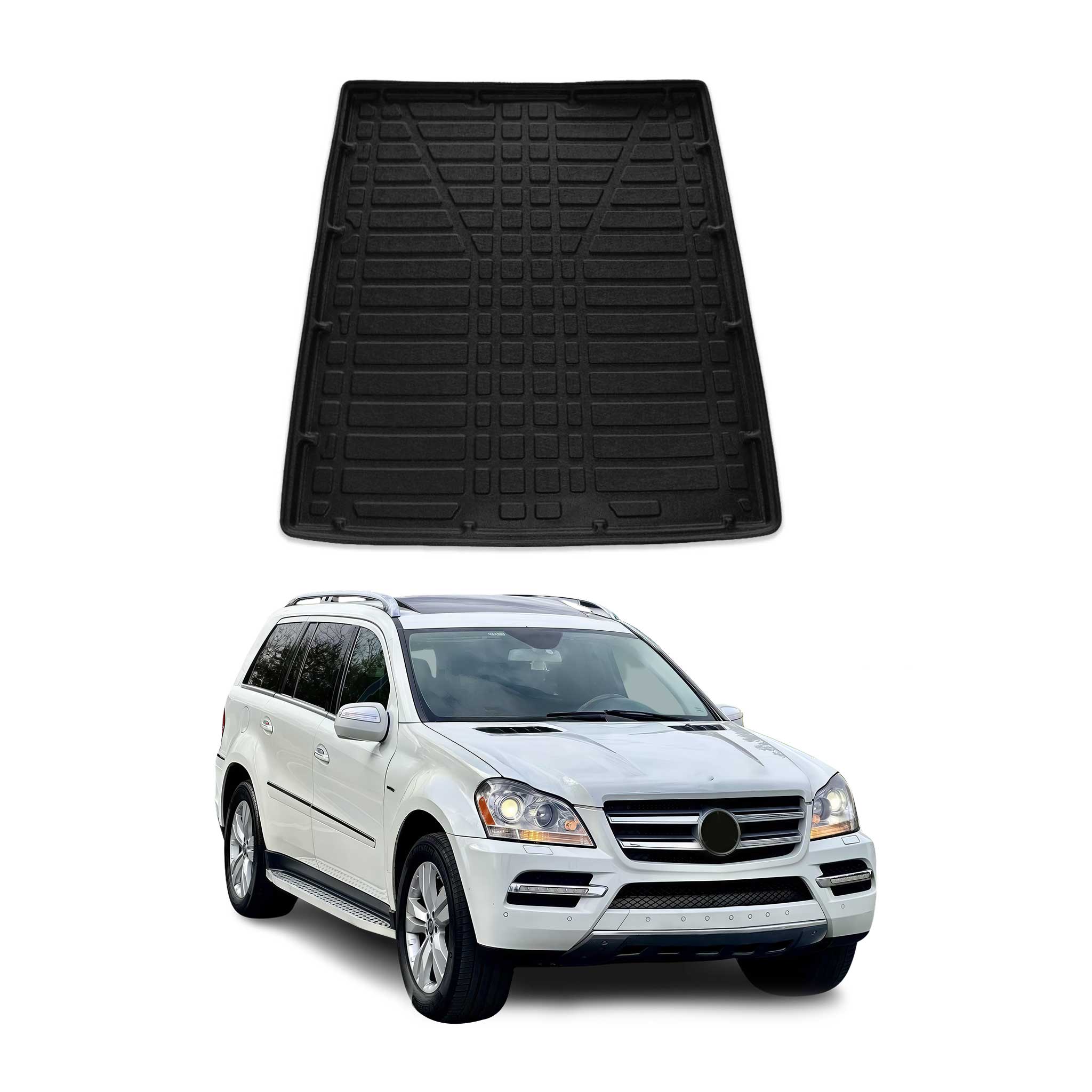 2007-2012 Mercedes GL Class X164 Cargo Liner Trunk Mat All Weather Black