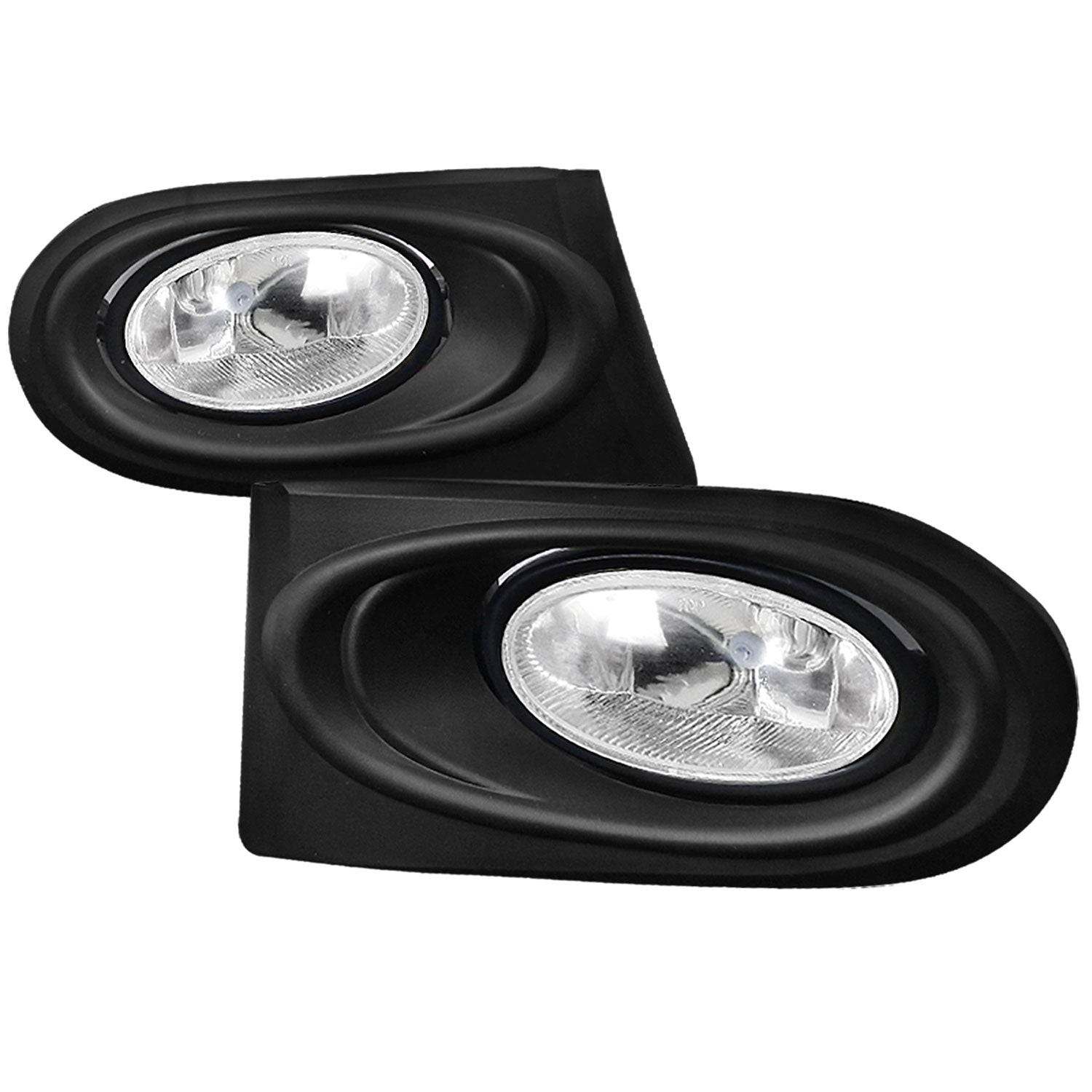 2002-2004 Acura RSX H11 Fog Lights Kit Chrome Housing/Clear Lens