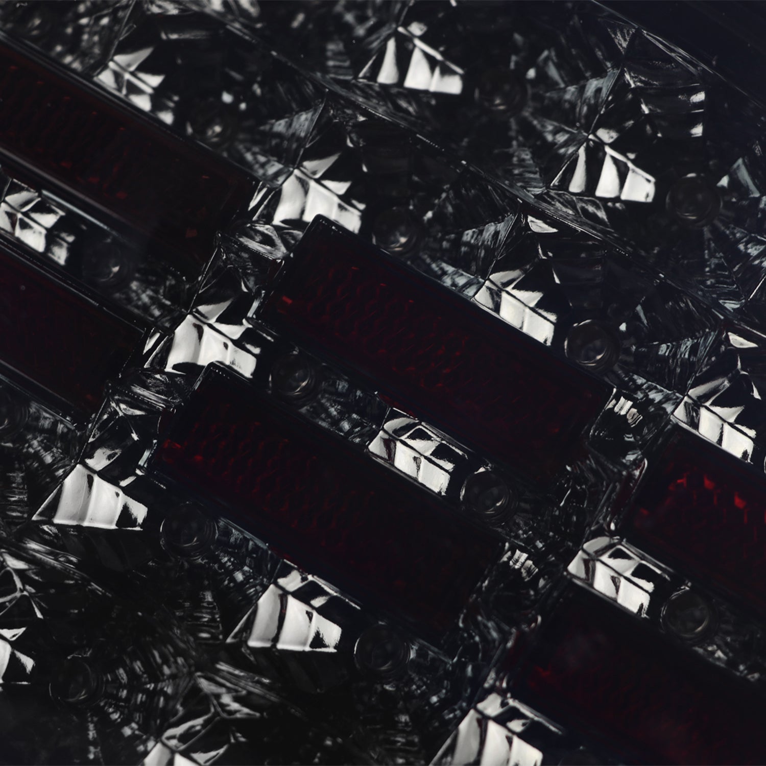 1997-2004 Chevrolet Corvette C5 LED Tail Lights Chrome Housing/Smoke Lens