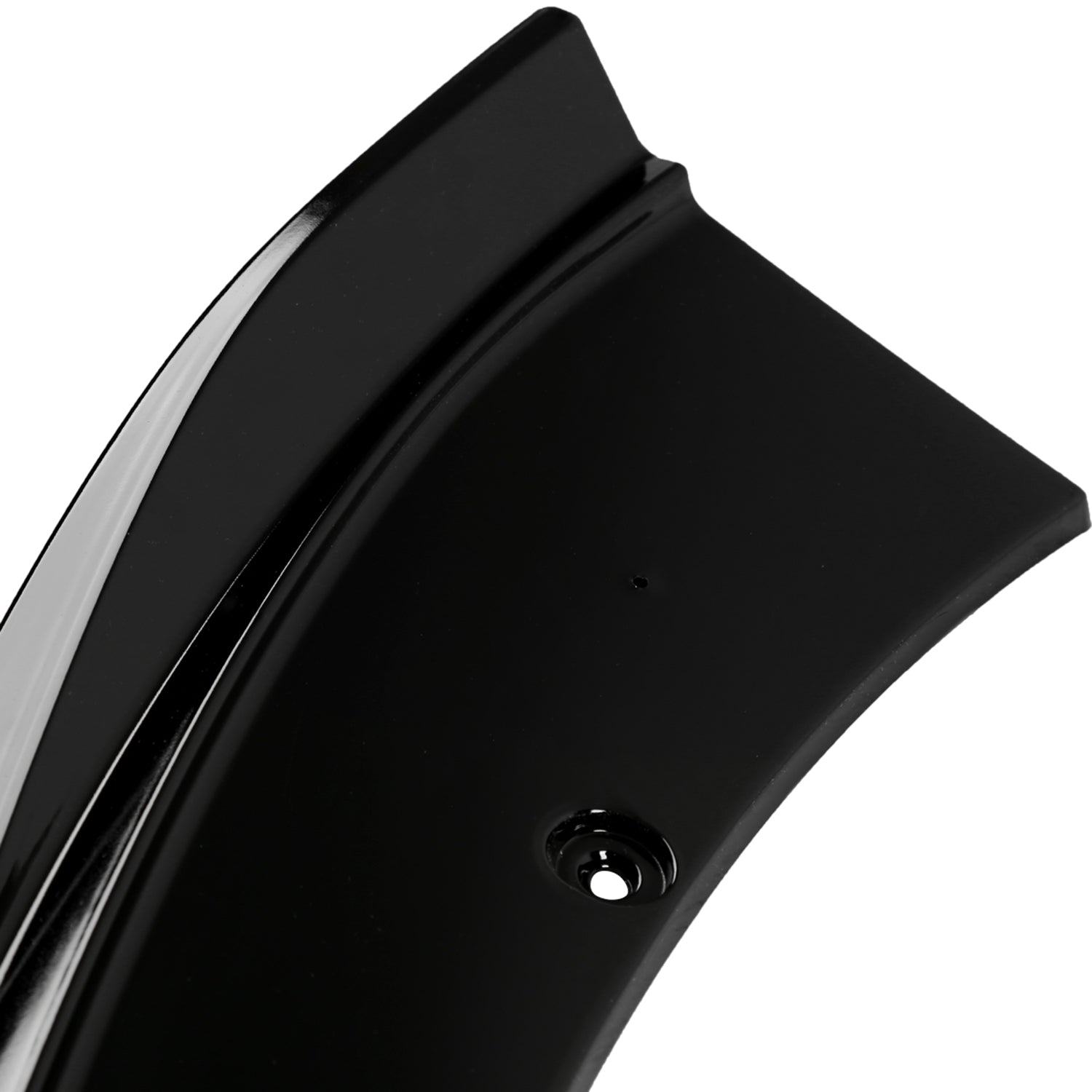 2015-2017 Ford Mustang Glossy Black Polypropylene 3Pcs Bumper Lip Spoiler