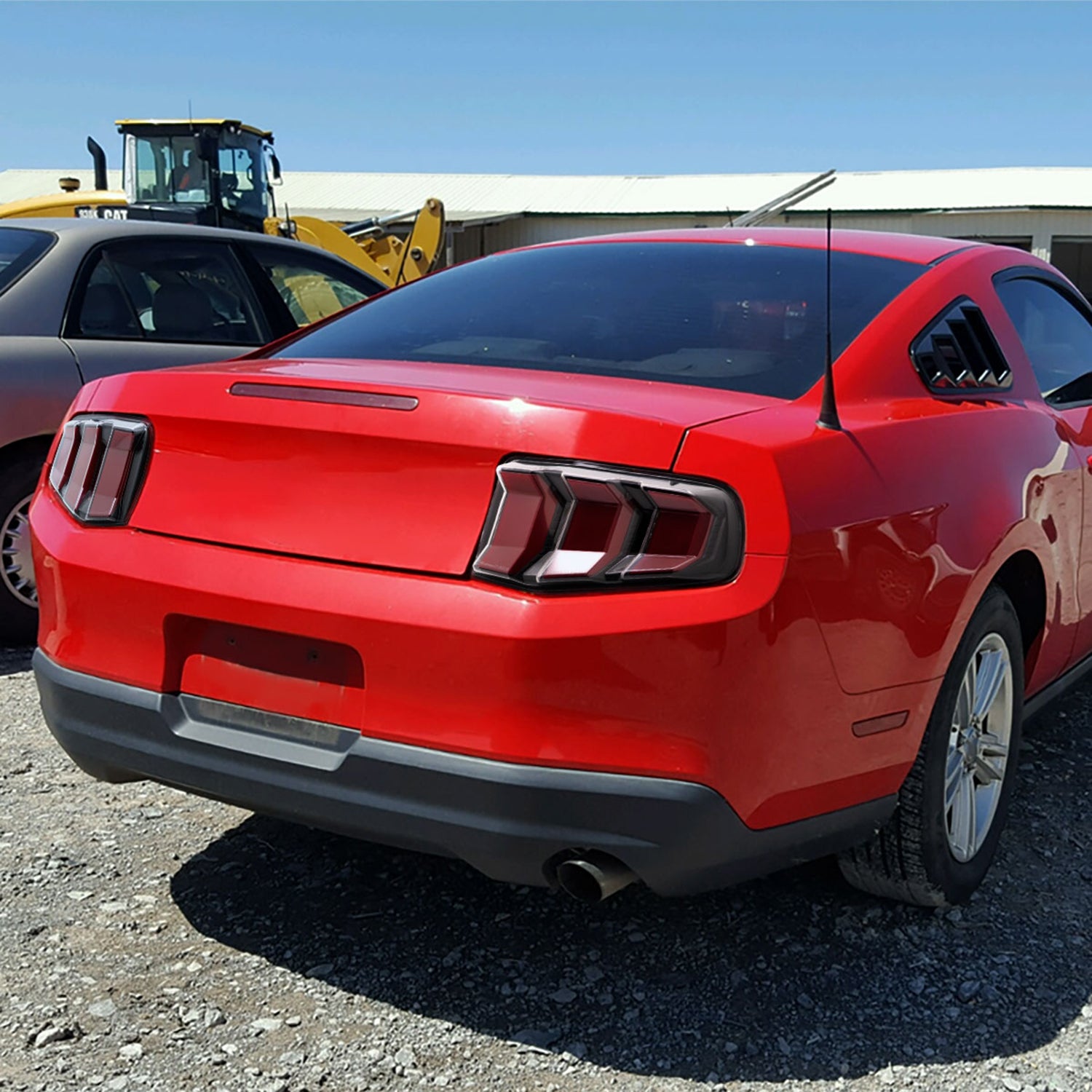 2010-2012 Ford Mustang Sequential LED Tail Lights Satin Black