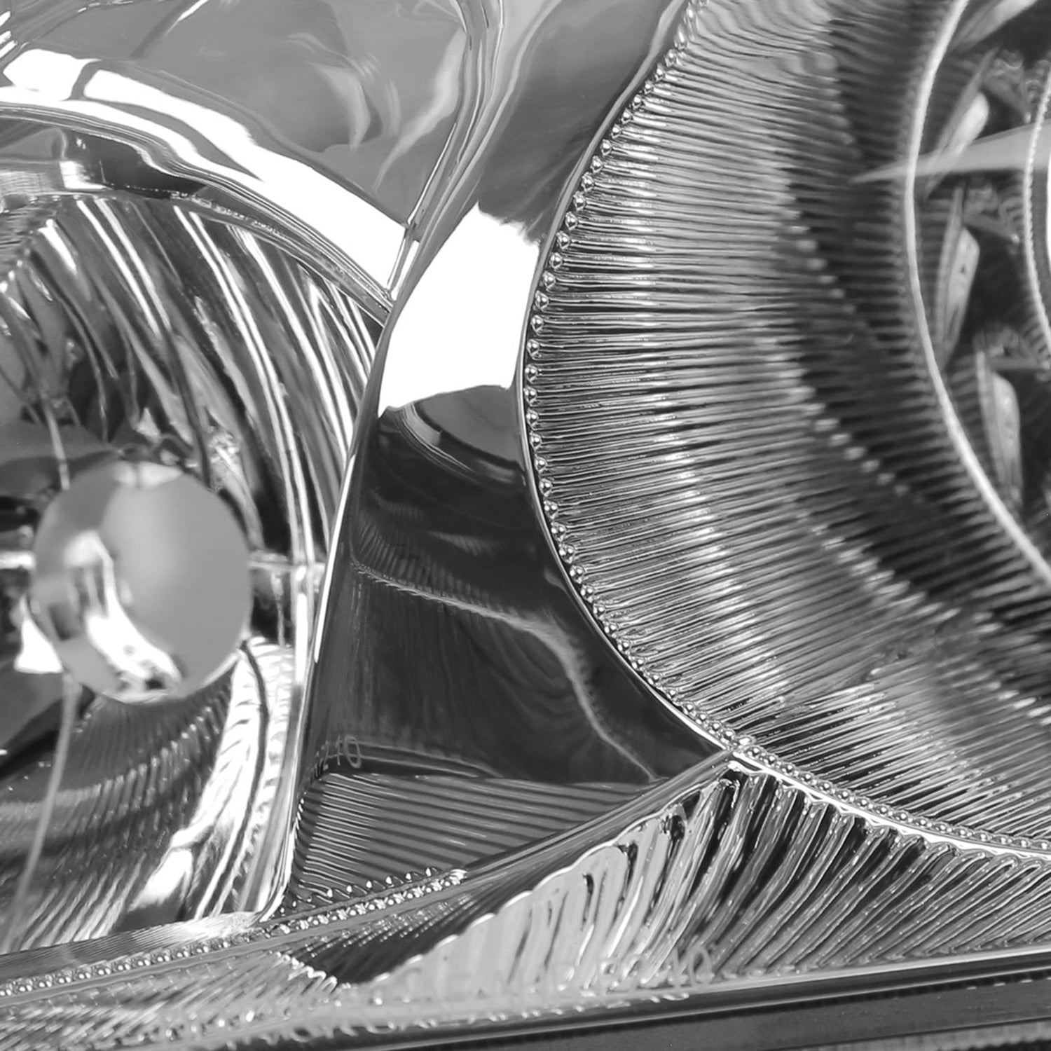 2013-2015 Nissan Altima Sedan Projector Headlights Amber Reflectors Chrome