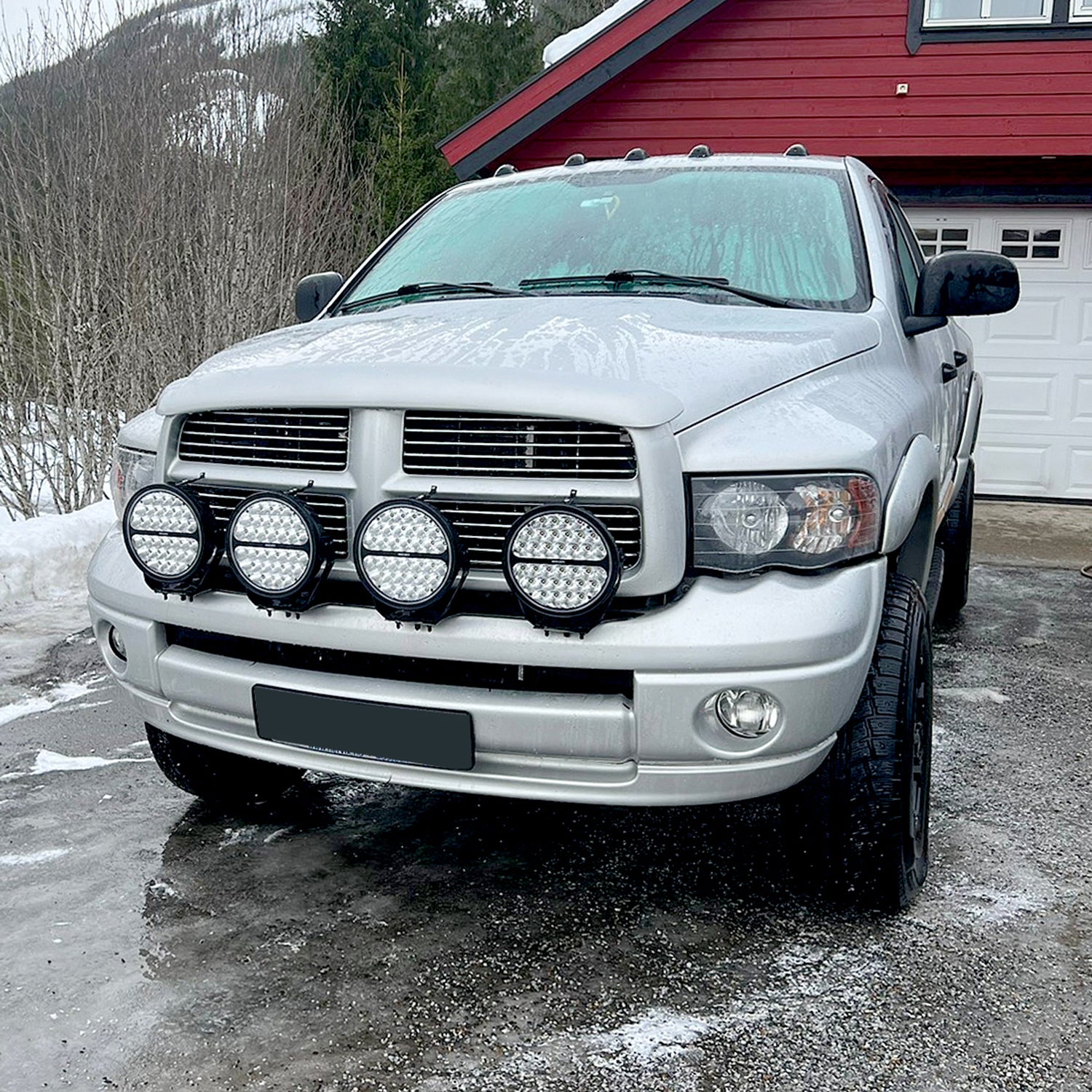 2002-2005 Dodge RAM 1500/ 2003-2005 RAM 2500 3500 Factory Headlights Matt Black