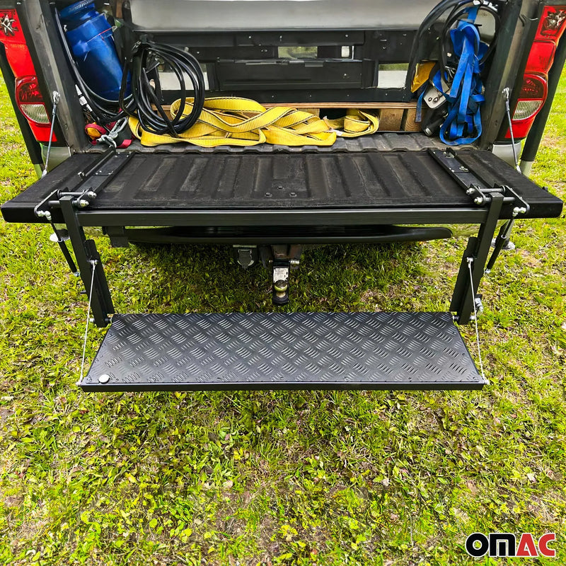 Ultimate Foldable Truck Bed Step for GMC Sierra, Compatible with all models